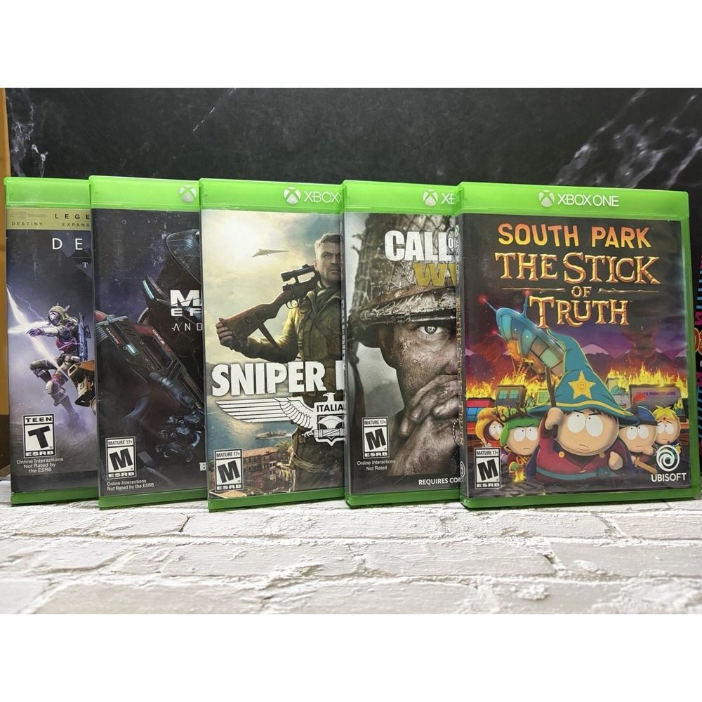 Xbox One Games Lot of 10 COD WWII Sniper Elite 4 Metal Gear Solid V LEGO CIB - Picture 3 of 14